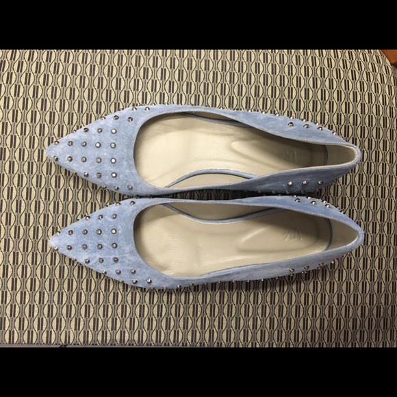 NWT - VIC leather and suede flats - Picture 3 of 7